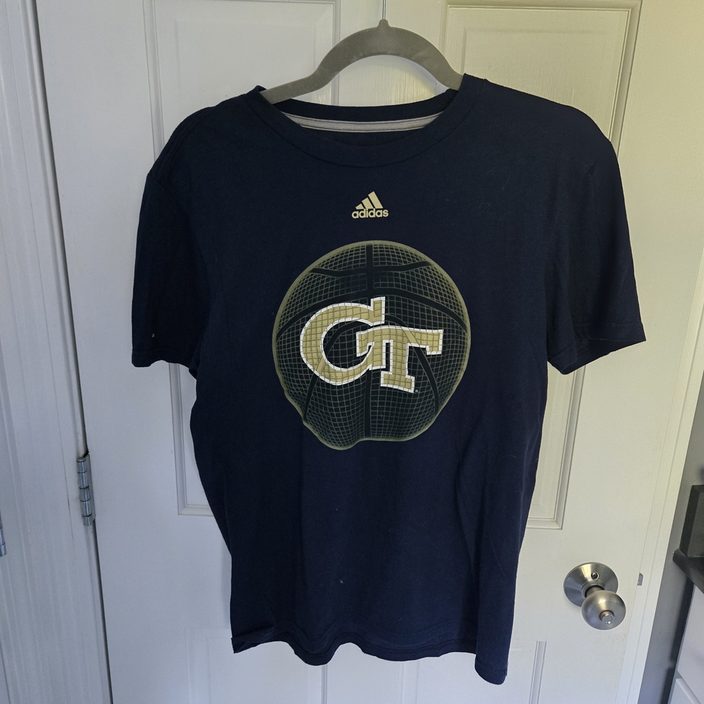 Adidas Navy Blue Short Sleeve Tee